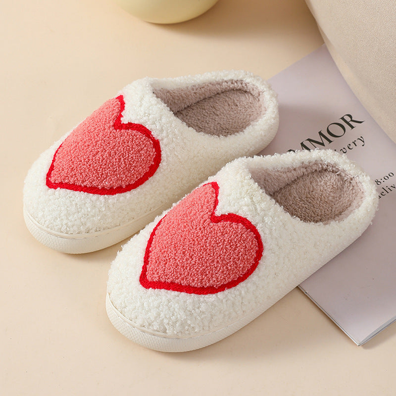 Vintage Big Heart Slippers