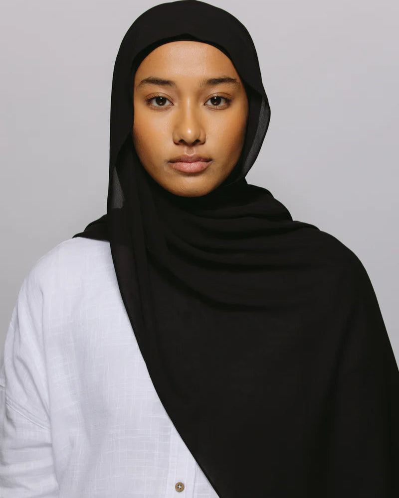 Instant Chiffon Hijab with Built-in Magnets